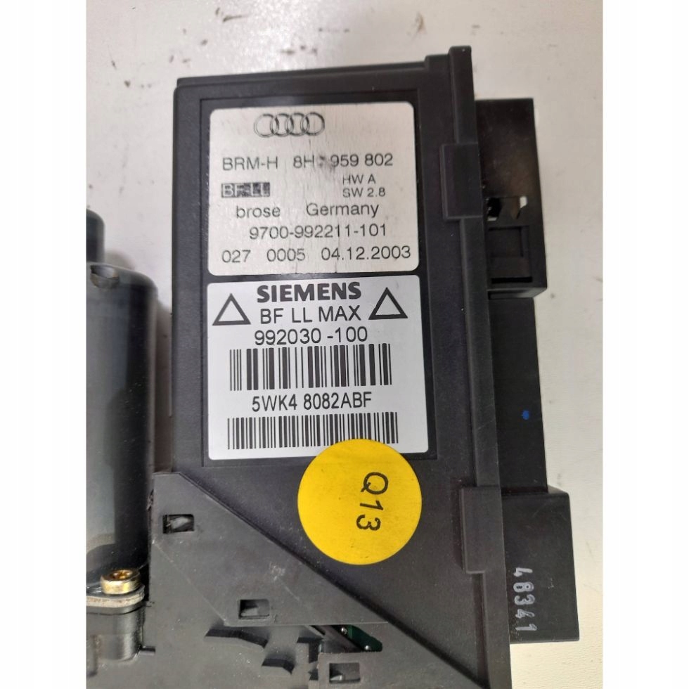 Audi A4 S4 B7 mini motor windows door prawych 8H1959802