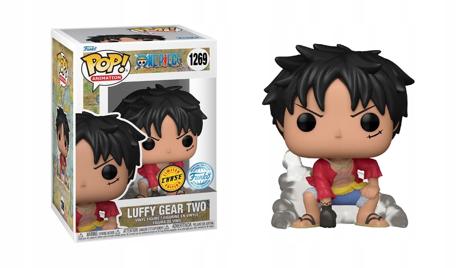 Funko Pop! One Piece Luffy Gear Two Chase (1269)