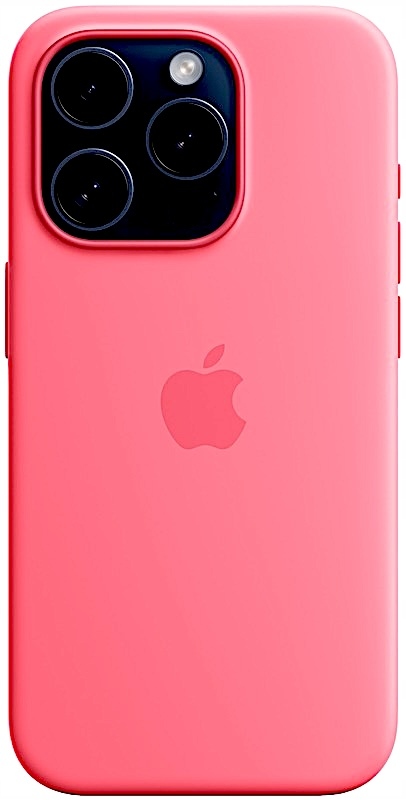 Silikonové pouzdro na iPhone 15 Pro Růžové Zadní Kryt Silicone Case Pink