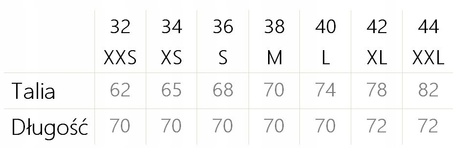 JASNOSZARA SPÓDNICA W KONTRAFAŁDY MIDI SZARA 38 M Długość midi