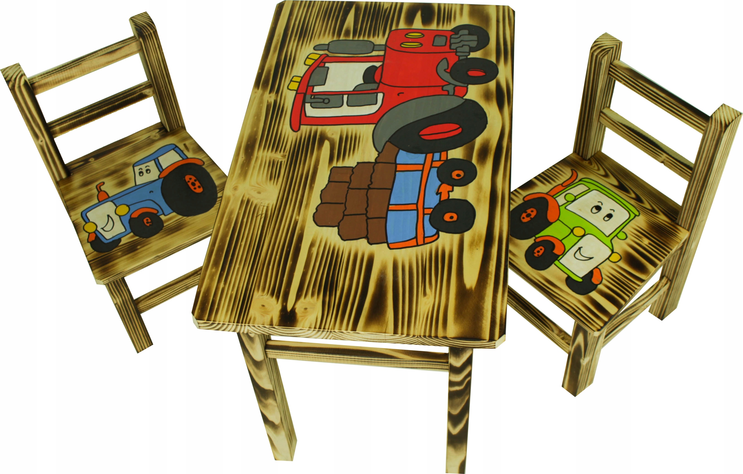 ZESTAW STÓŁ STOLIK BIURKO KRZESŁA KRZESEŁKA DLA DZIECI Z DREWNA DO POKOJU Płeć chłopcy dziewczynki