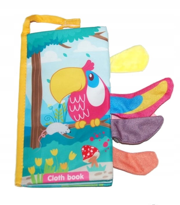 

Sensoryczna książeczka z ogonkami Zwierzątka