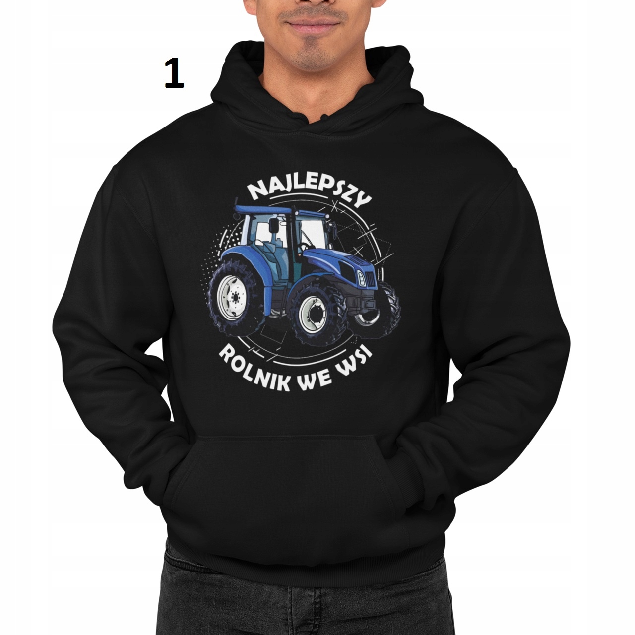 BLUZA CIEPŁA TRAKTOR CIĄGNIK PREZENT RÓŻNE WZORY Rozmiar M