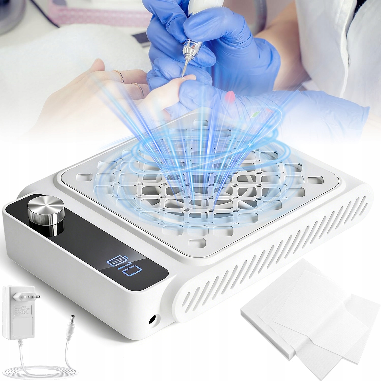 Odsávačka Prachu 48W Kazetový Bezsáčkový 4000 Mah Pro Kosmetický Salon