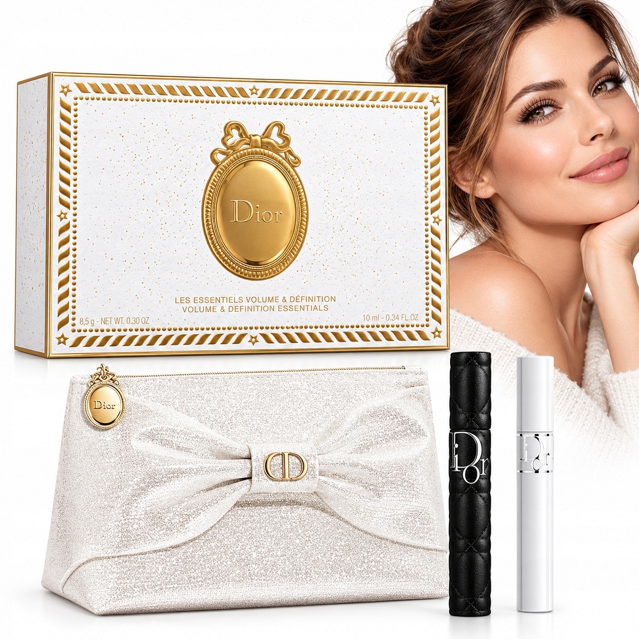 Dior Zestaw Kosmetyków Diorshow 2026 Kosmetyczka Tusz Do Rzęs Baza