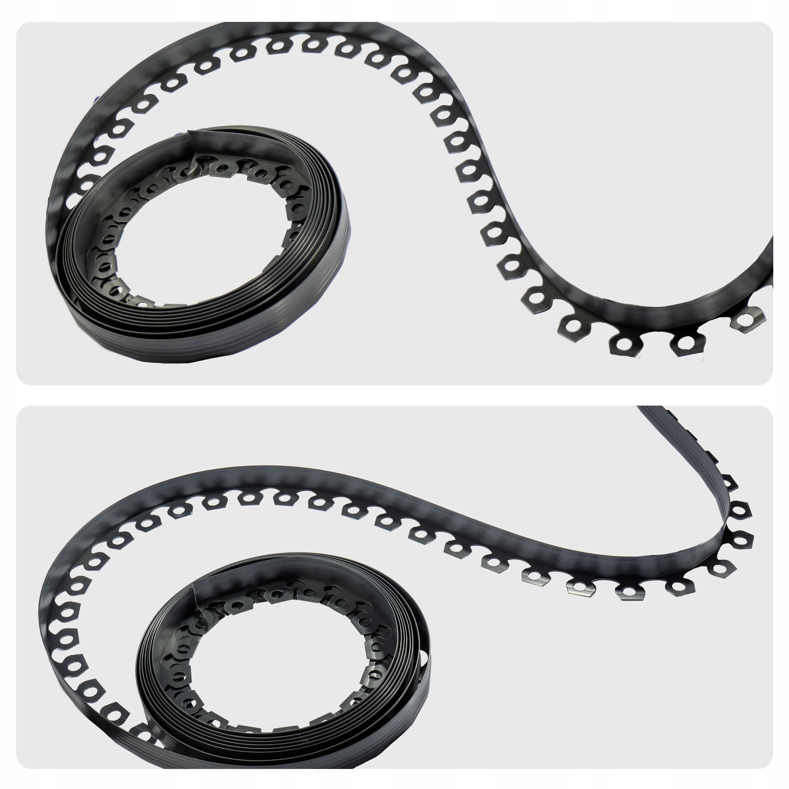 OBRZEŻE OGRODOWE OBRZEŻE TRAWNIKOWE PLASTIKOWE CZARNE 20 m OBRZEŻA 2X10M Wysokość produktu 4 cm