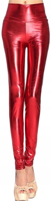 Gloss Stetch Legginsy z wysokim stanem