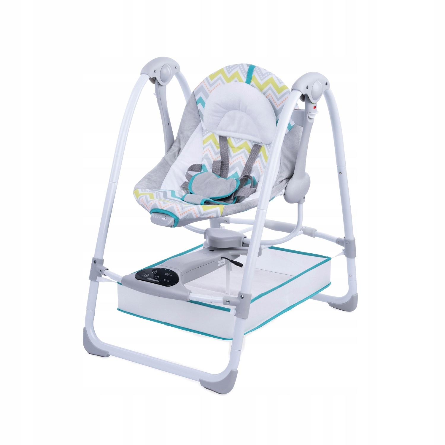 GiliGums HUŚTAWKA BUJACZEK TULI LULI do 9kg MELODIE, WIBRACJA