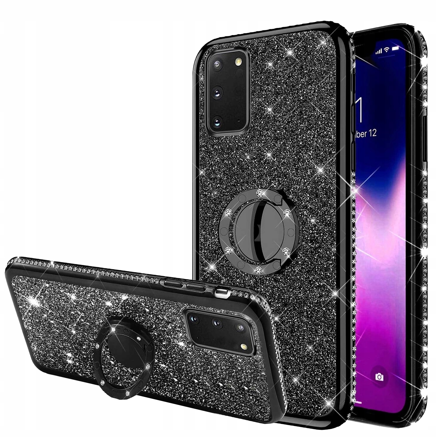 

Etui Brokat Do Samsung S20 Ring Case
