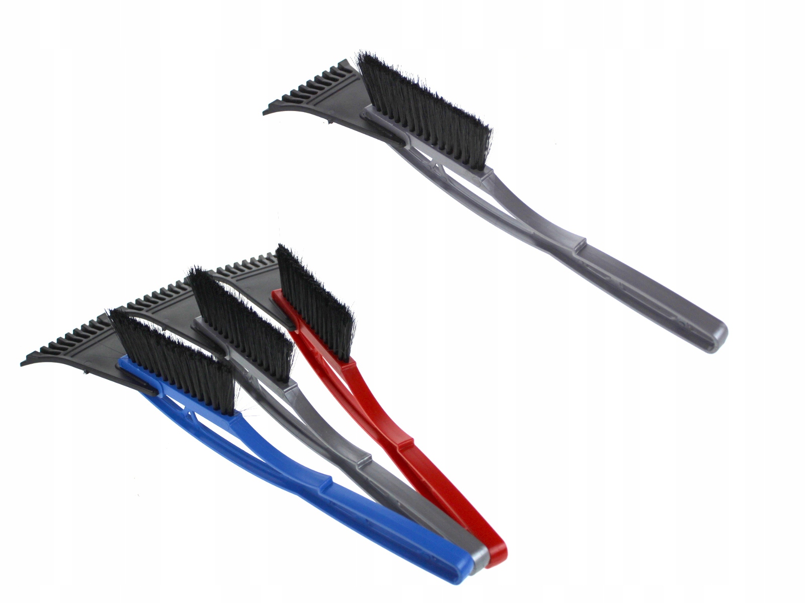 Skrobaczka do szyb ze zmiotką plastik 42 cm