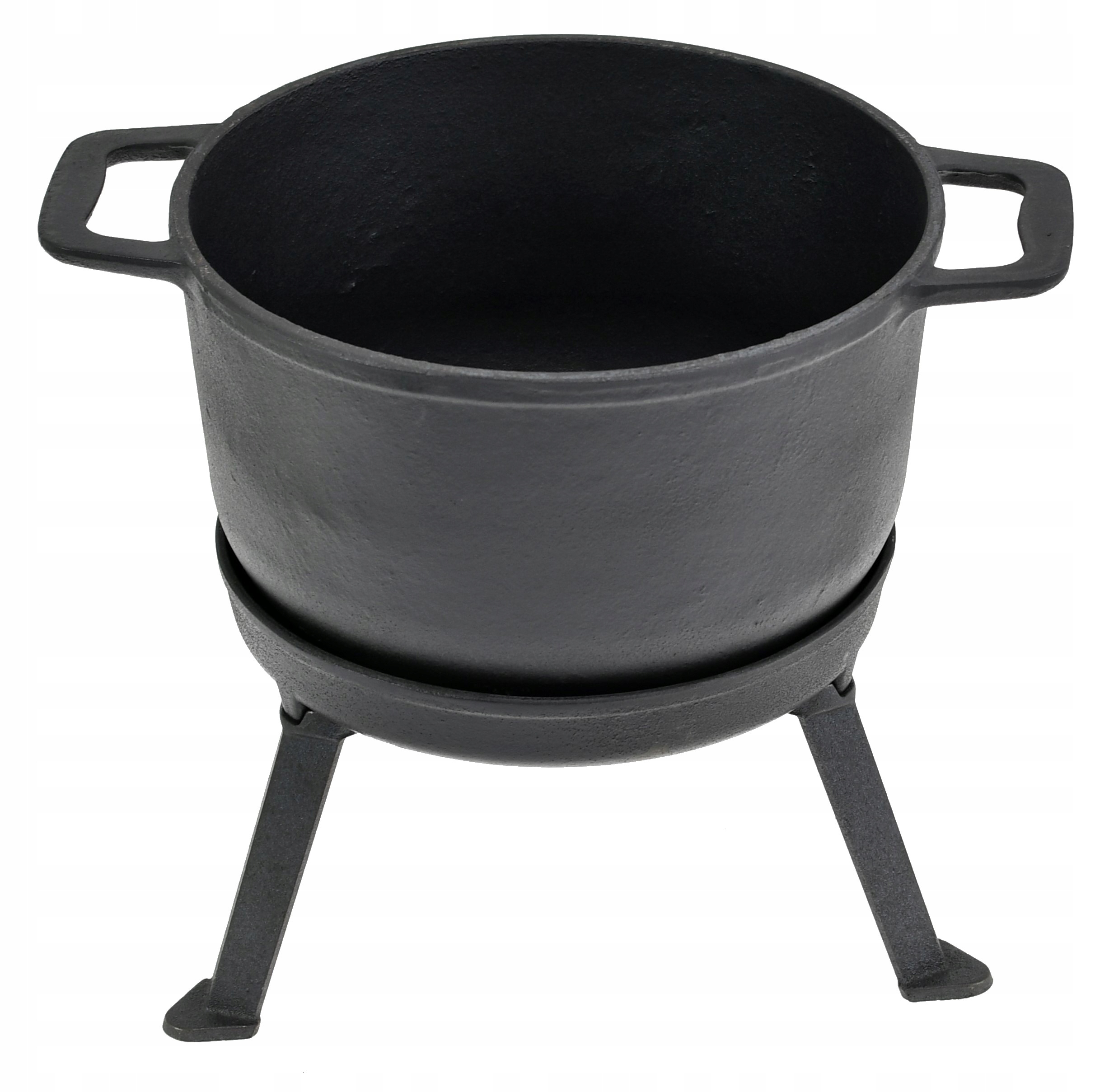 KOCIOŁEK 10 L Myśliwski 3w1 PATELNIA Grill GARNEK Pojemność 10 l