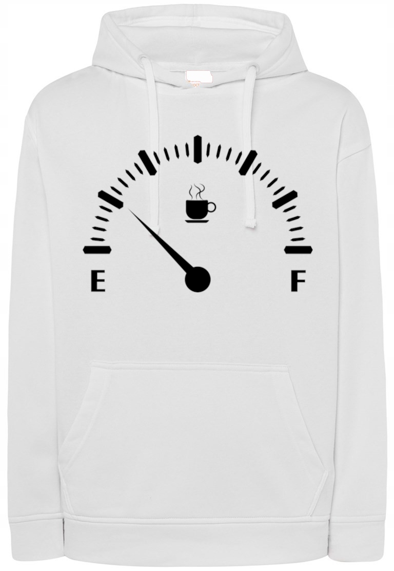 Mikina s pěkným potiskem Palivo Fuel Káva vel. 3XL