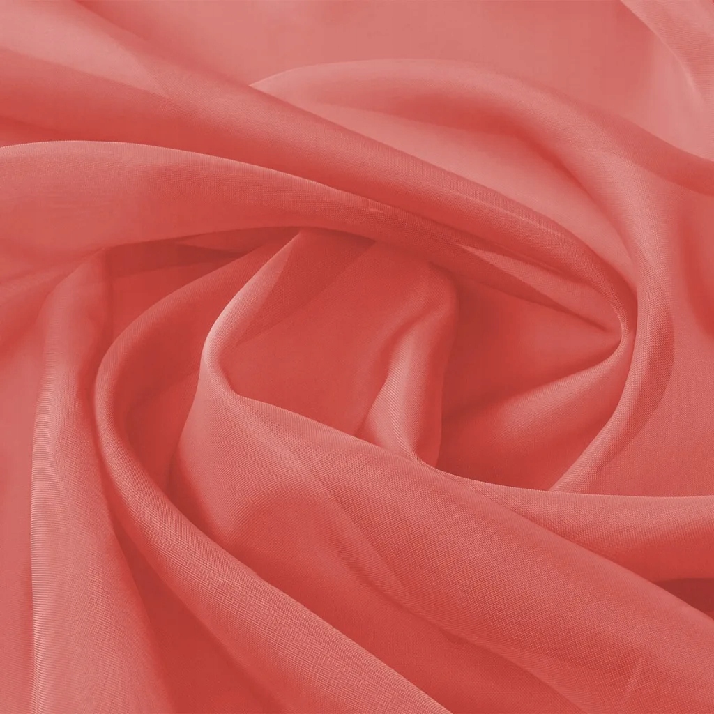 Látka voál 1,45 x 20 m, červená