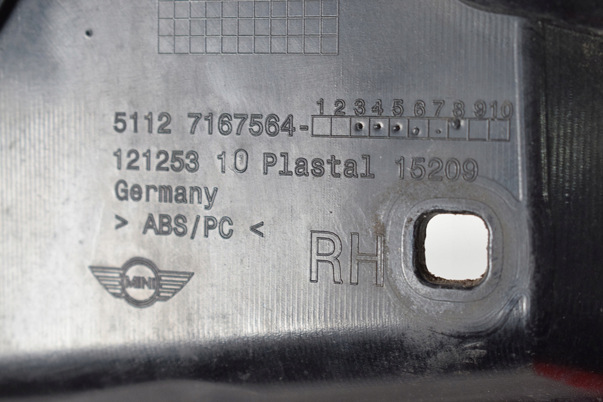 bumper bracket right rear part MINI CLUBMAN R55 7167564