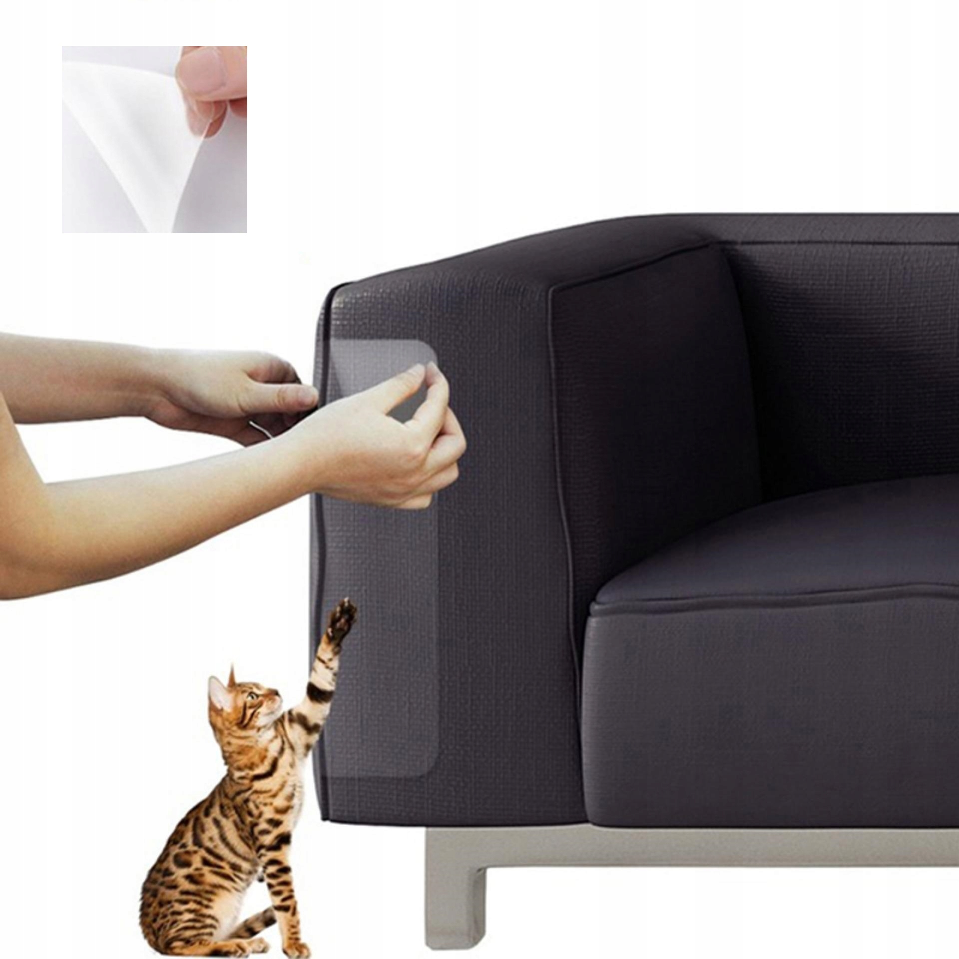 Мебель протектор наклейки Когтеточка для кошки собаки L тип царапин коврик