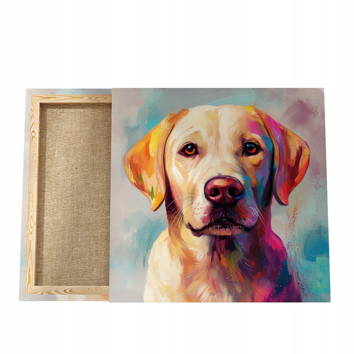 Obraz se psem Plátno Labrador Obraz s labradorem Pes Obraz, Portrét psa
