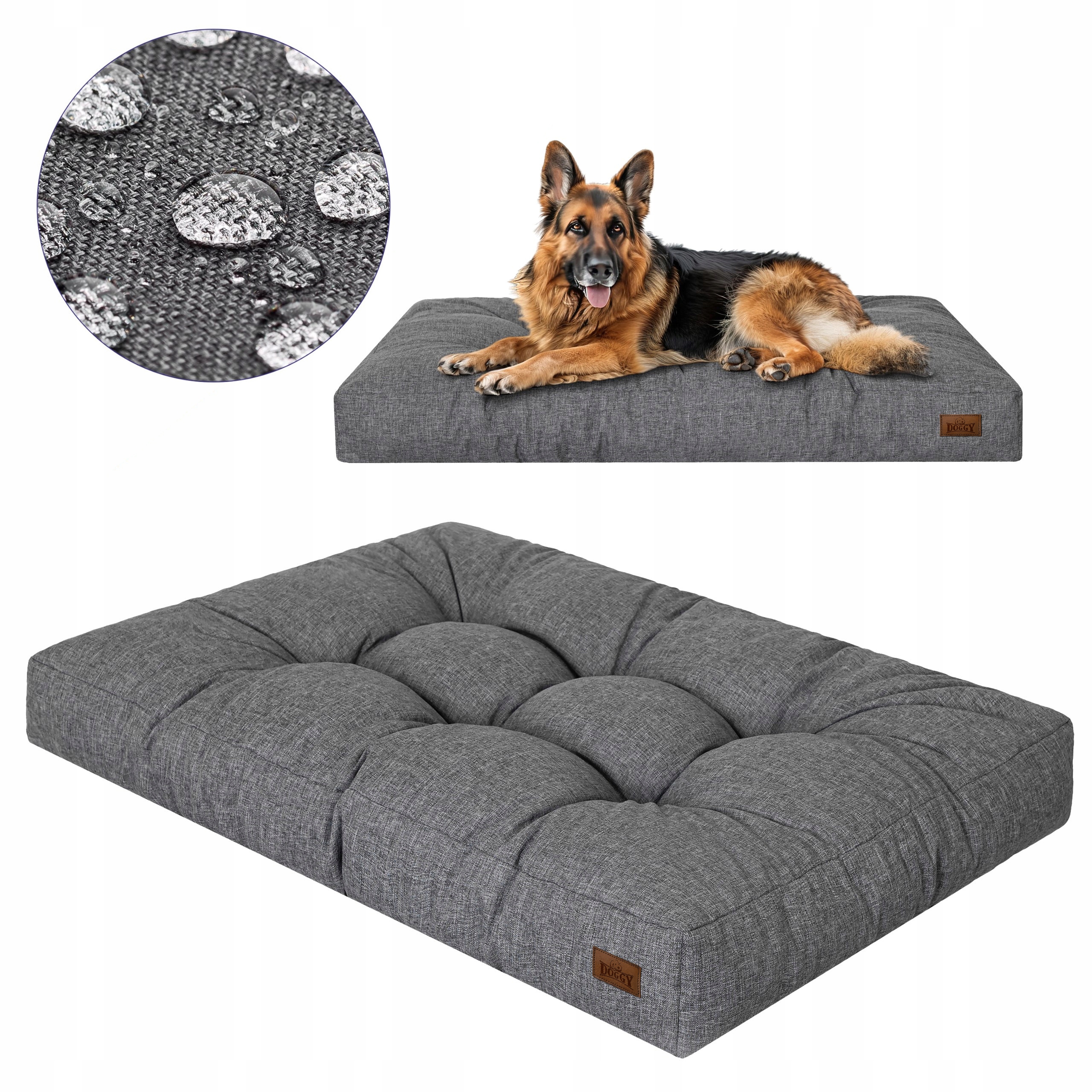 Levně Matrace Prošívaná Voděodolná Velké Pelíšek Pohovka Kotec pro psa XL 120x90