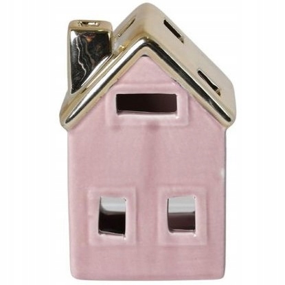 DOMEK ŚWIECZNIK NA TEALIGHTA FIGURKA CERAMICZNA