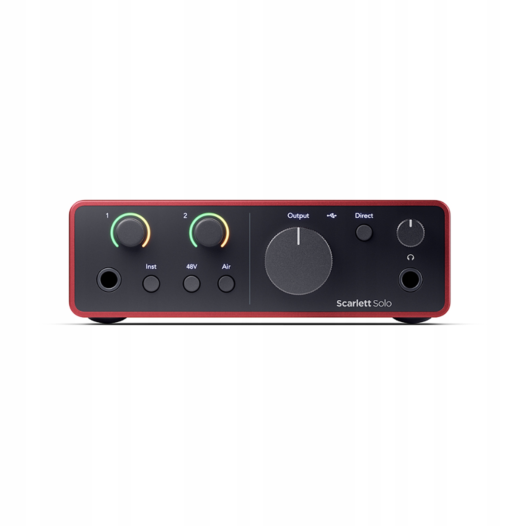 Focusrite Scarlett Solo 4TH Gen Interface Audio USB Kolor czerwony