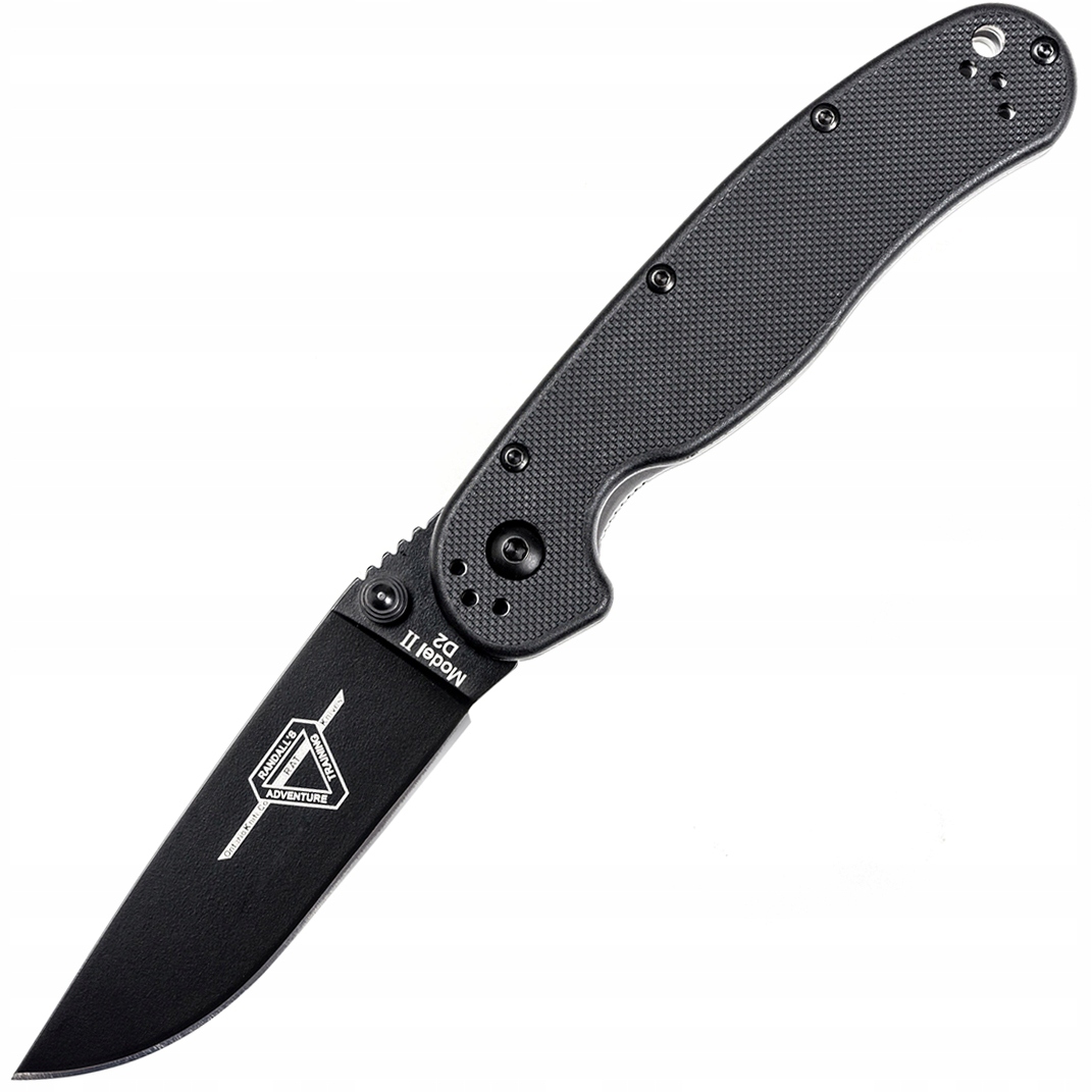 

Nóż składany Ontario Rat 2 Folder Black D2