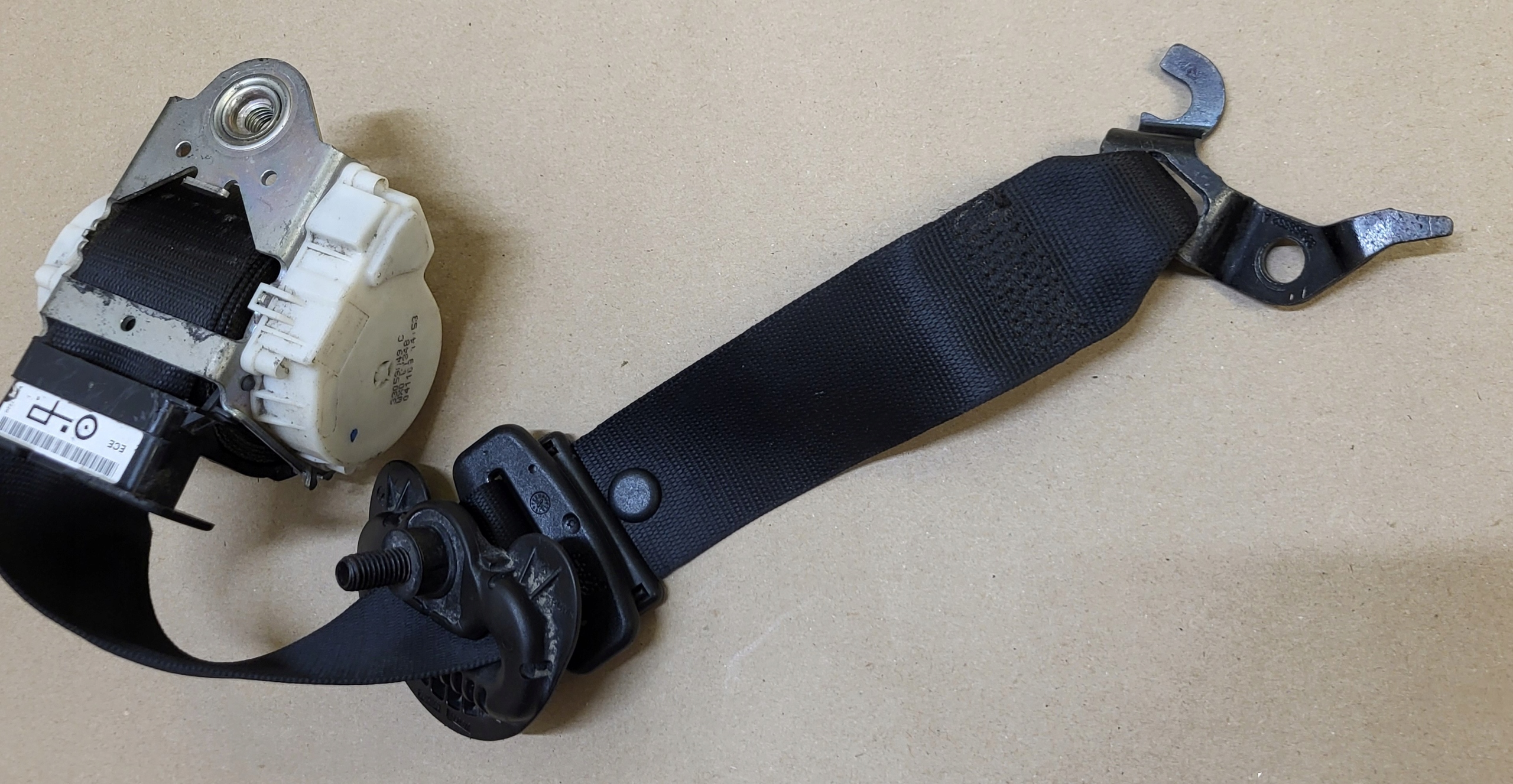 tension belt safety right front BMW 1 E87 3 E90 E91 OE EU