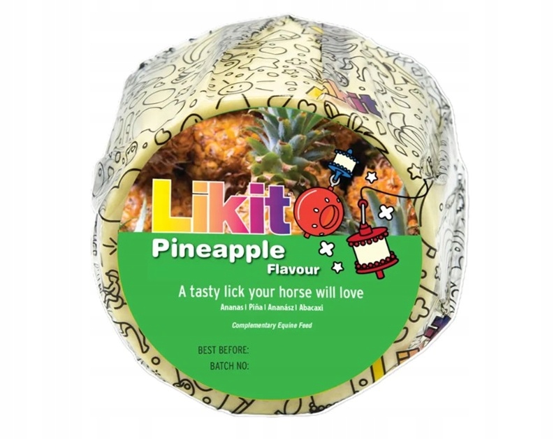 Lizawka dla konia Likit 650g pineapple ananas