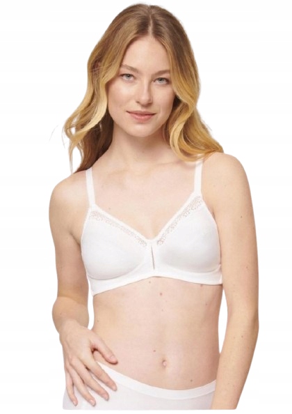 Biustonosz Triumph miękki biały Cotton Beauty N rozmiar 85D