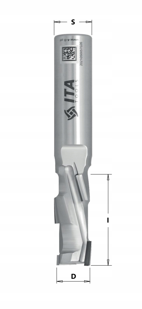 ITA TOOLS frez diamentowy Z1+1 D10 I21 L69 S12 mm / 3 spirale / korpus STAL Marka Ita tools