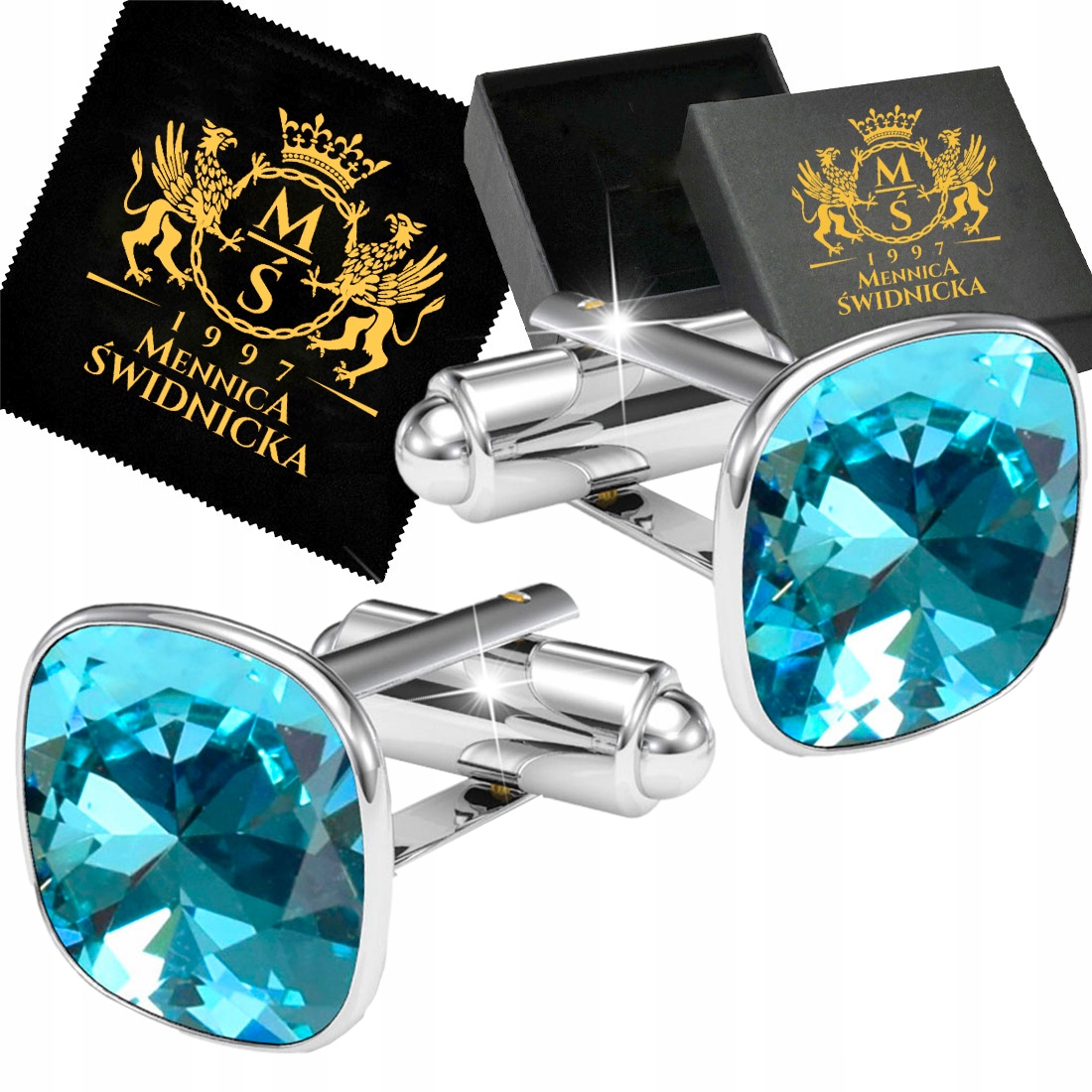 Manžetové knoflíčky Košile Pánské Stříbrné Ocel Ušlechtilá 316L Elegantní