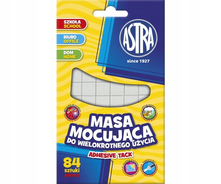 

Masa Mocująca 50G 84 Kwadraciki 84 sztuki Astra