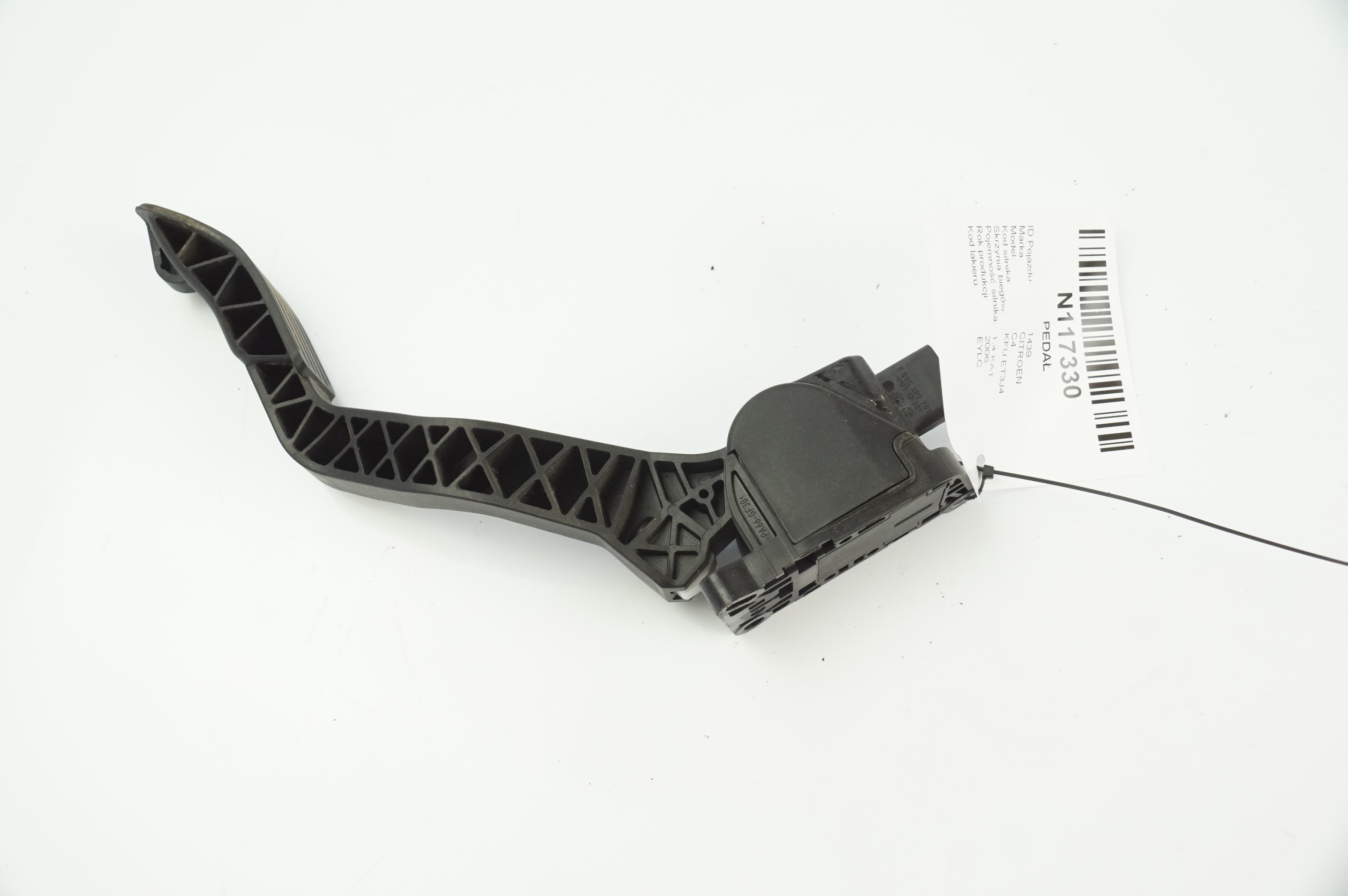 PEDAL potentiometer Gas 9680565880 CITROEN C4