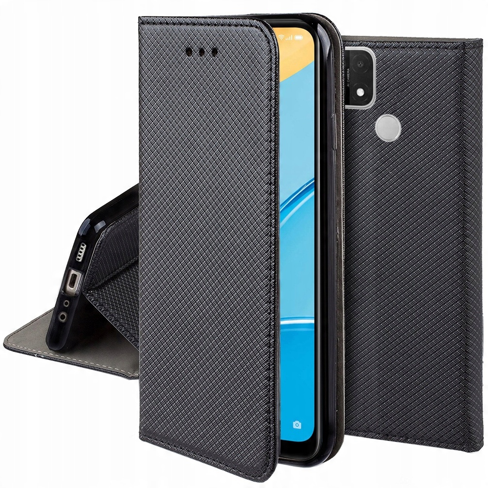 

Etui do Oppo A15 A15s Smart Magnet Case Szkło