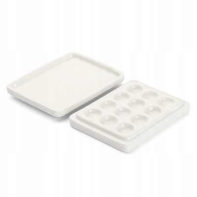 Porcelánová paleta na akvarel, 12 komor