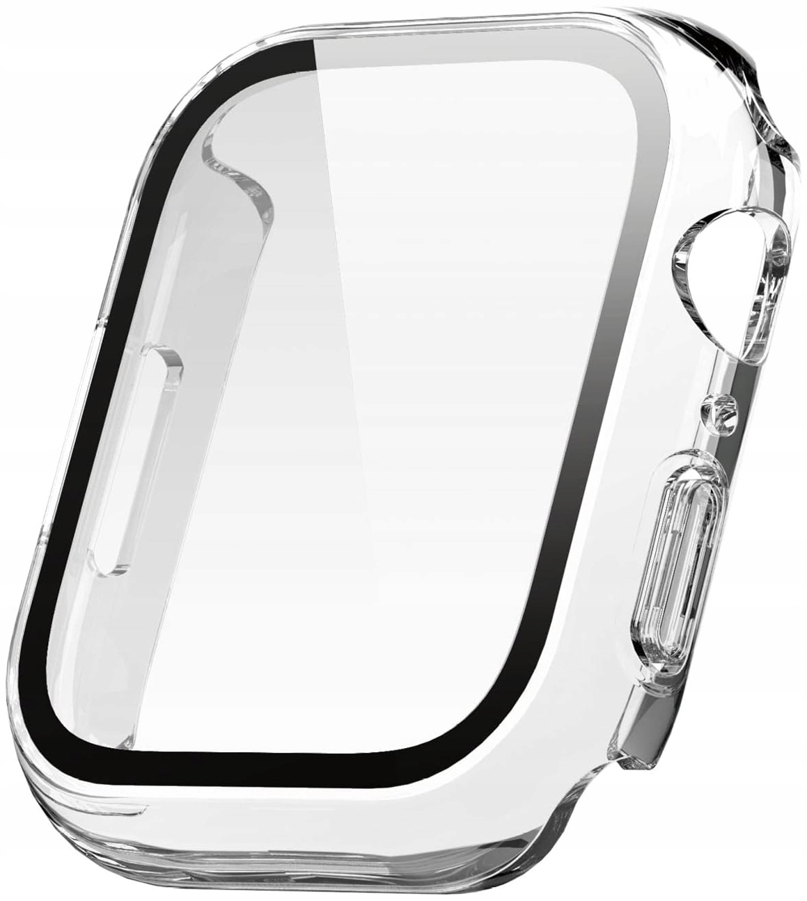 2w1 ETUI + SZKŁO DO APPLE WATCH 7/8 45MM Kolor czarny