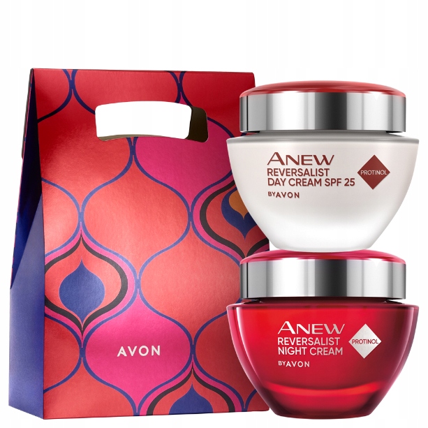 

Zestaw Anew Krem Reversalist Dzieńnoc Torebka Avon