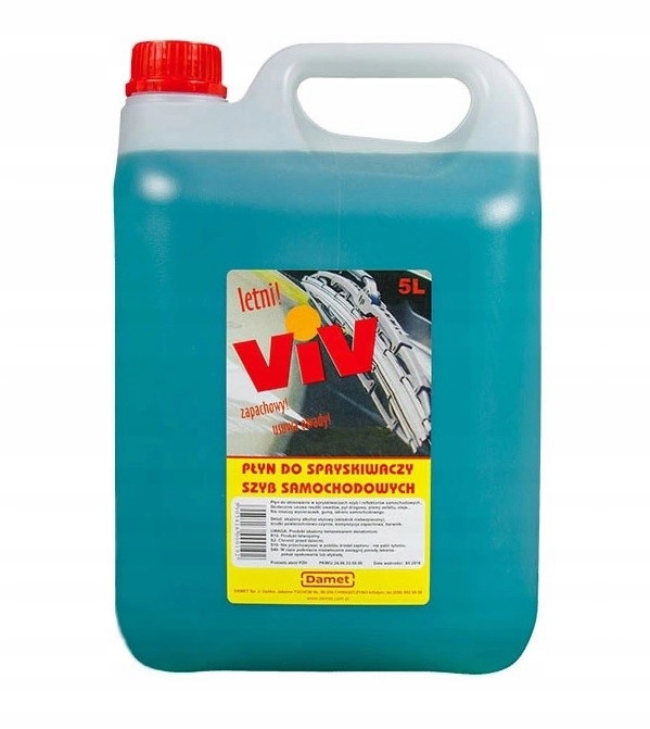 

Płyn Do Spryskiwaczy Letni 5L cytrynowy zapach VIV