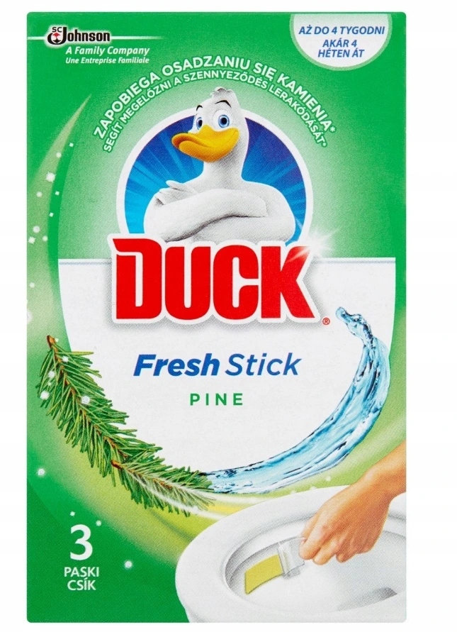 

Żelowe paski do Wc Duck Pine 27g 3szt
