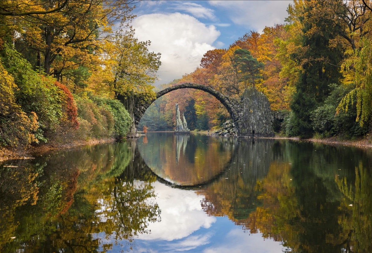 

Fototapeta Flizelinowa Most Kromlau - 104x70