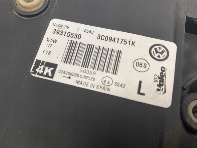 lights Passat B6 LIFT 2007- Bi Xenon positioning