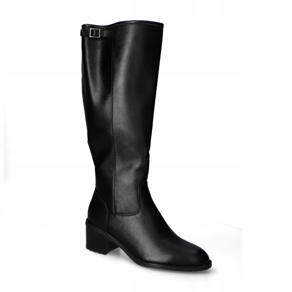 Kozačky Vinceza 58589BK Pu černé 36
