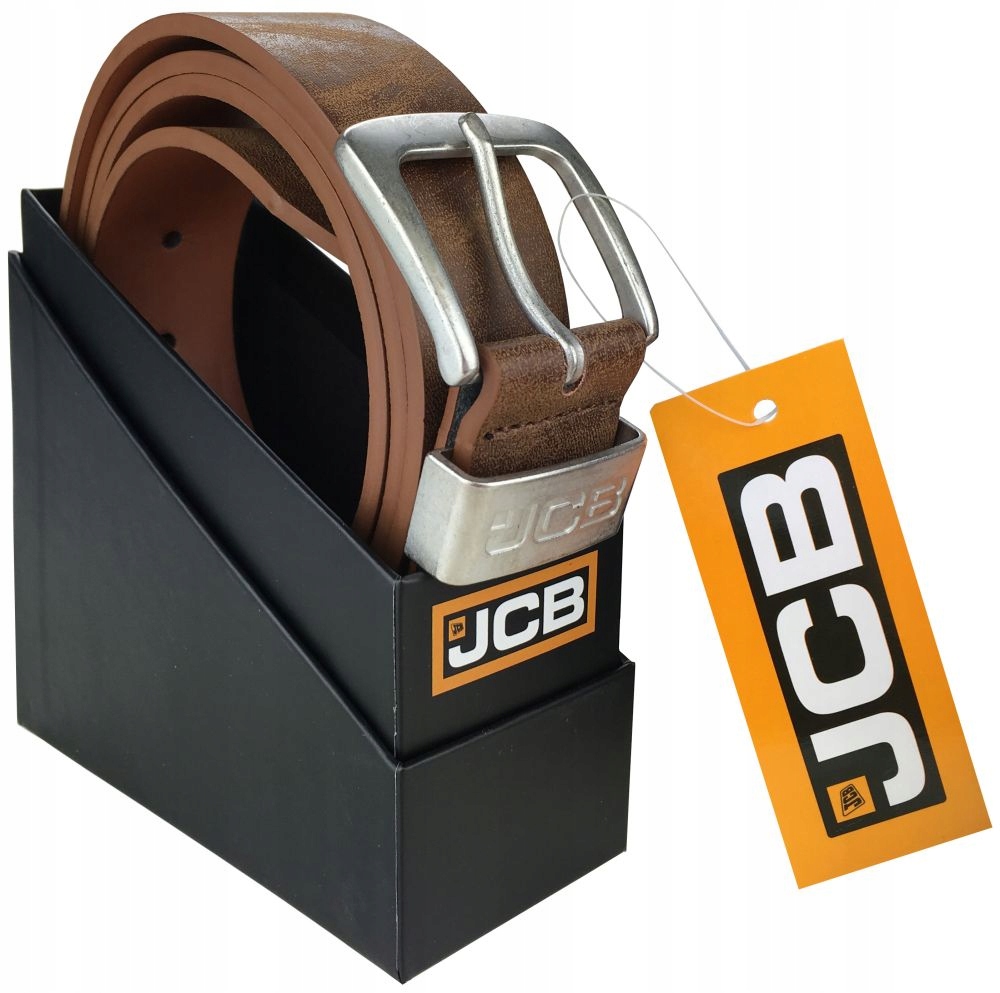 

Skórzany Pasek Męski Skóra Naturalna+pudełko JCB3