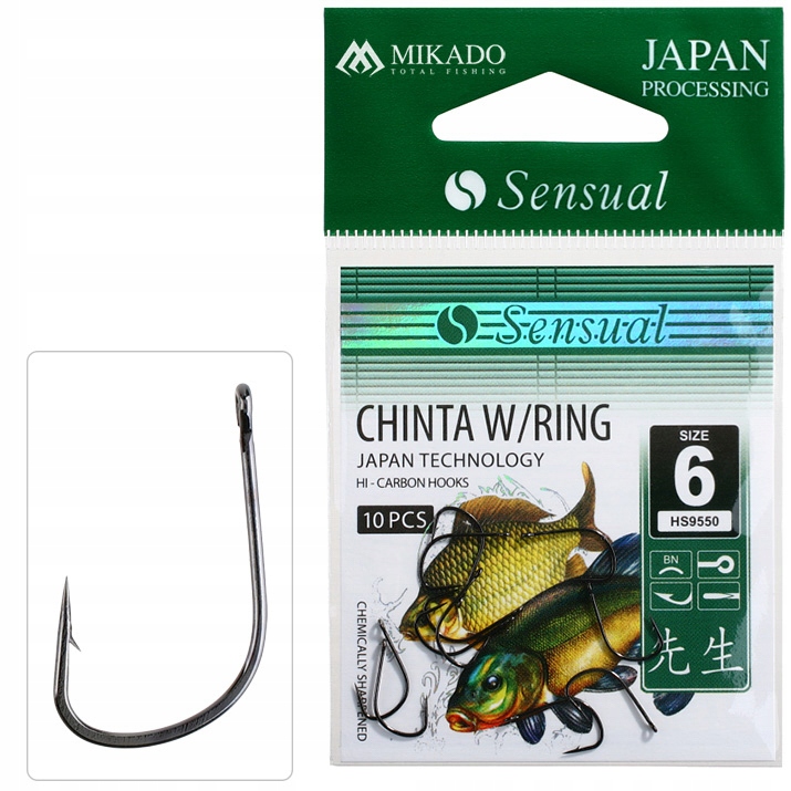 

Haczyk Sensual Chinta W/ring 8 Bn Mikado