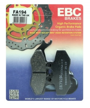 Brzdové Destičky Ebc Yamaha Tzr 50 2003-2015 Sada pro jezdce #35