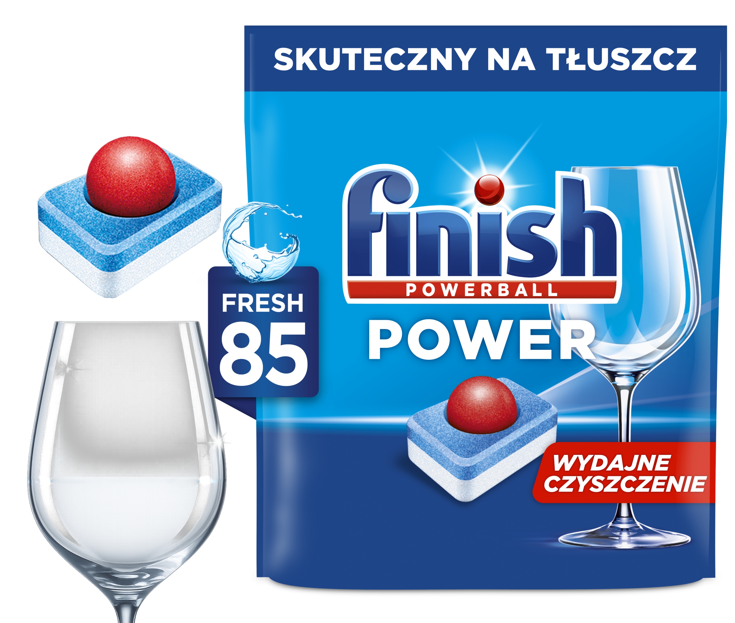 Levně Tablety Do Myčky Fresh Power Výkonné mytí nádobí All-in-1 85 ks