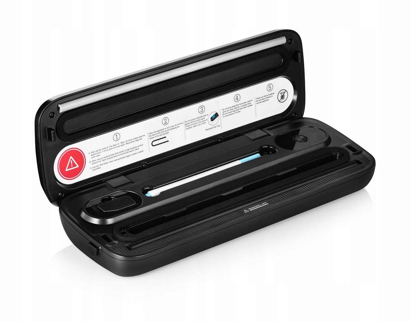 ZGRZEWARKA PAKOWARKA PRÓŻNIOWA DO ŻYWNOŚCI FOLIA MOLETOWANA INEOX VFS01 Model VFS-01