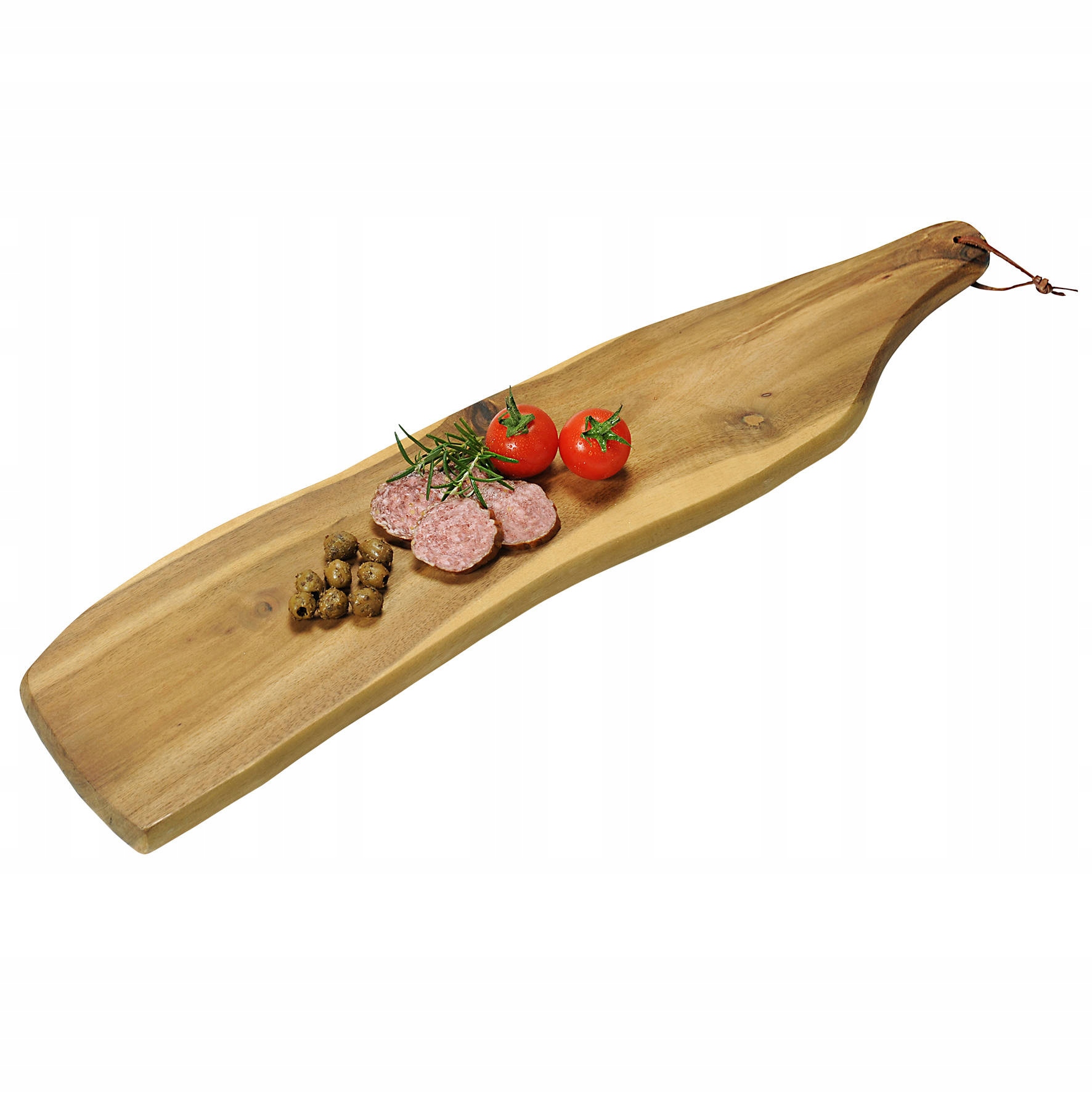 Prkénko Na Servírování Jednohubek Sýr Uzenin Dřevěné Velké 75X18 CM