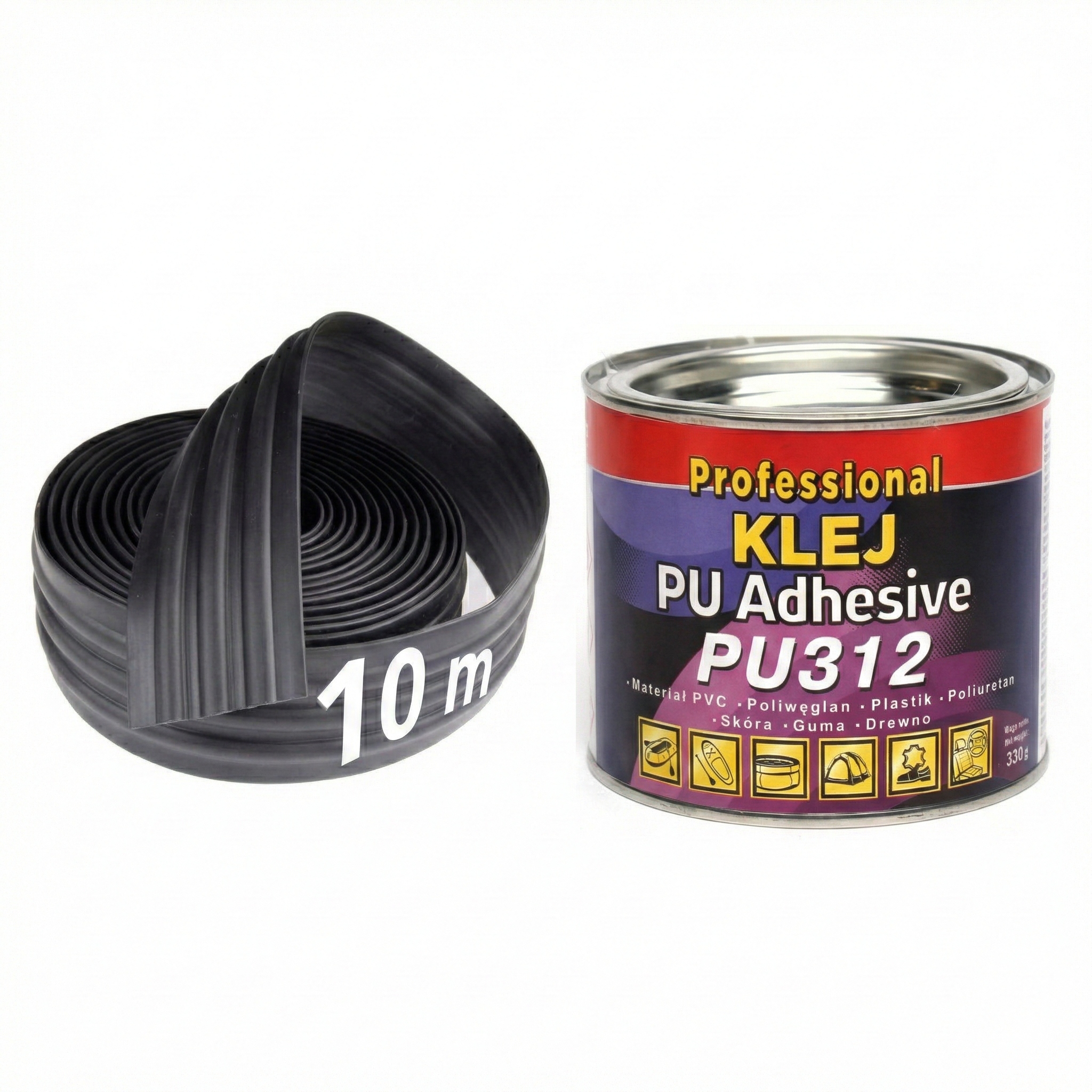 10m Listwa ochronna 60mm Klej Professional 330g