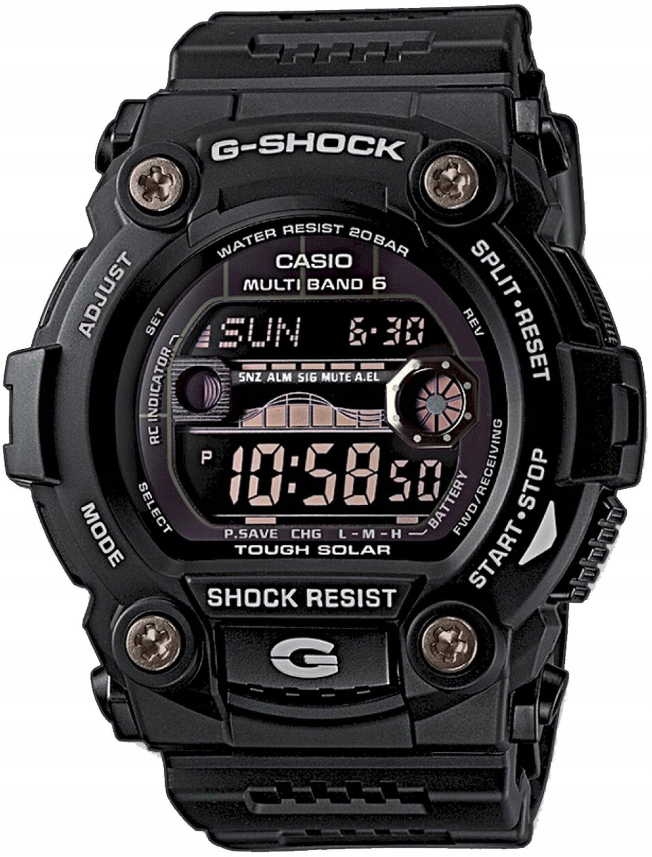 Pánské Hodinky Casio G-shock GW-7900B-1ER Černý Dárek Ke Dni Chlapců