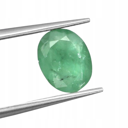 smaragd přírodní oválný 2,50 ct 10,0 x 7,5 x 4,0 mm, certifikát