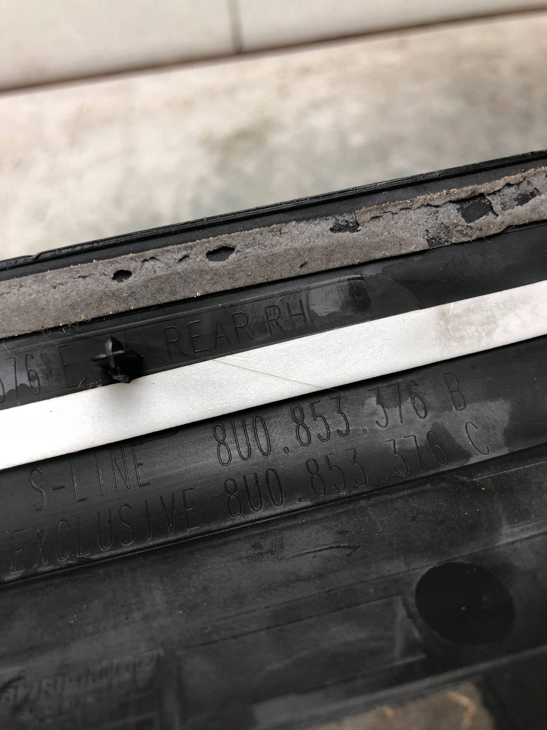 AUDI Q3 S-LINE 8U KOMPLET caps moulding threshold front rear part